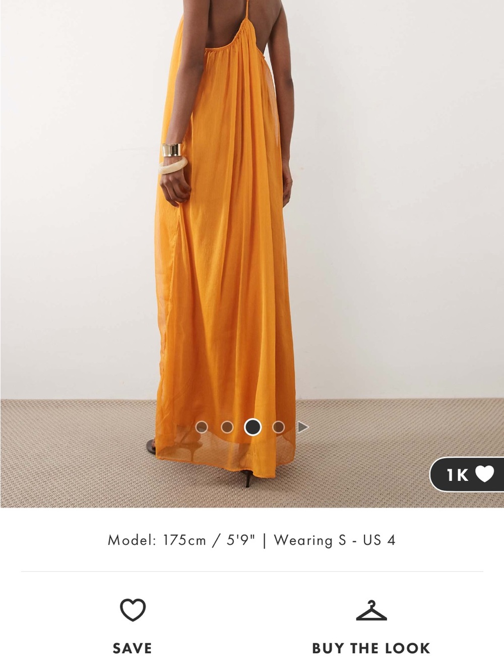 Mango Sleeveless Maxi Dress in Mustard Yellow - Picture 2 of 3